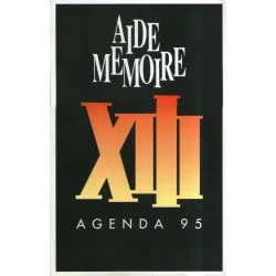 XIII (HS) - Agenda 1995 - Aide mémoire