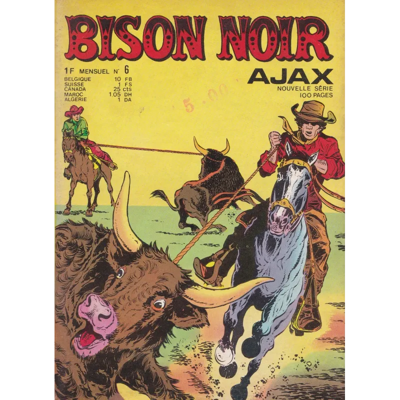 Bison noir ajax (6) - A la nage