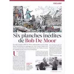 Six planches inédites de Bob De Moor