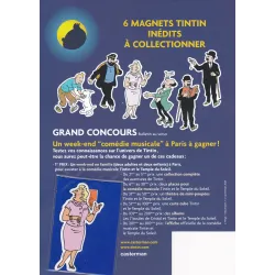 Tintin - 6 magnets - Tintin et Milou
