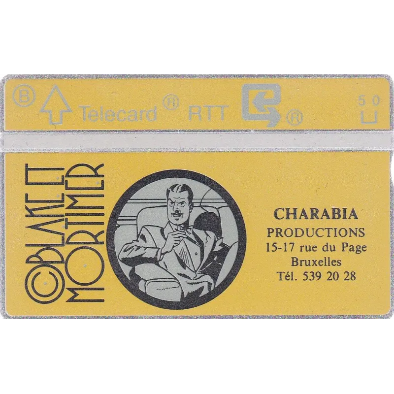 Blake et Mortimer (HS) - Carte téléphone Charabia Blake et Mortimer (HS) - Carte téléphone Charabia