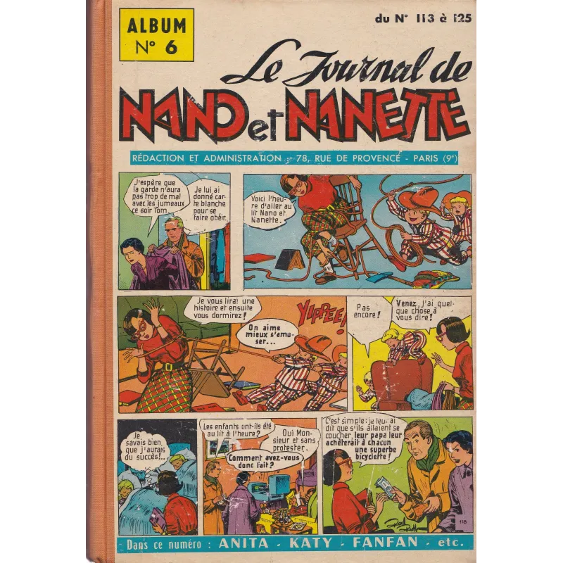Le journal de Nano et Nanette (6) - (113 à 125)
