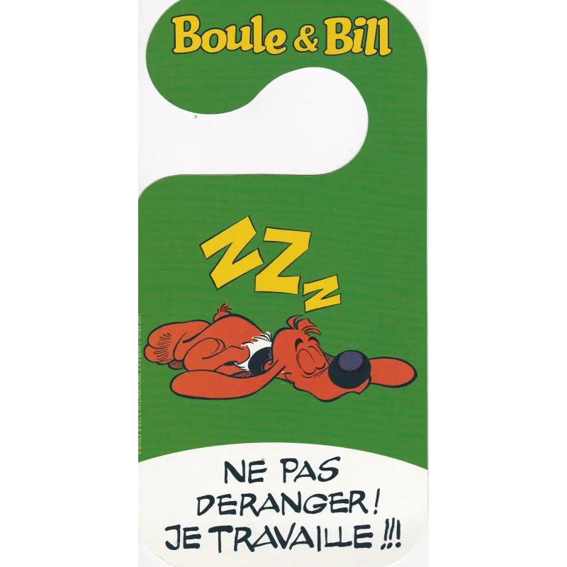 Boule et Bill (HS) - Porte d'hotel