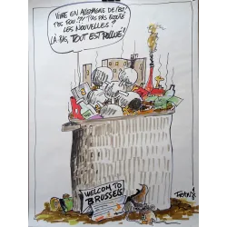 Dessin original de presse