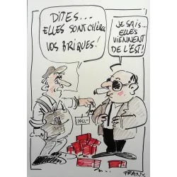 Dessin original de presse