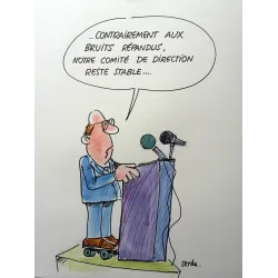 Dessin original de presse