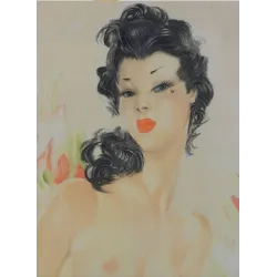 Nude Contemporary of Domergue - Eugène Leliepvre