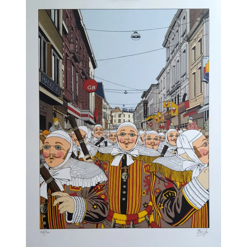 Gilles de Binche - Trouilles Guenouilles