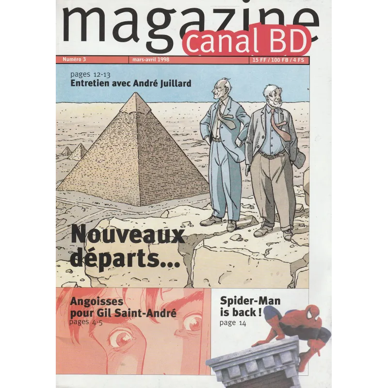 Canal bd magazine (3) - Nouveaux départs