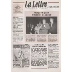 La lettre de Dargaud (10) - Margerin passe le témoin à Lauzier