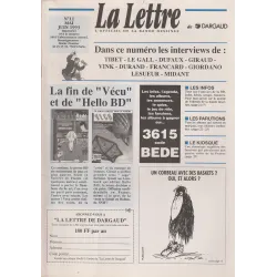 La lettre de Dargaud (11) - La fin de Vécu et de Hello BD