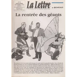 La lettre de Dargaud (31) - La rentrée des géants