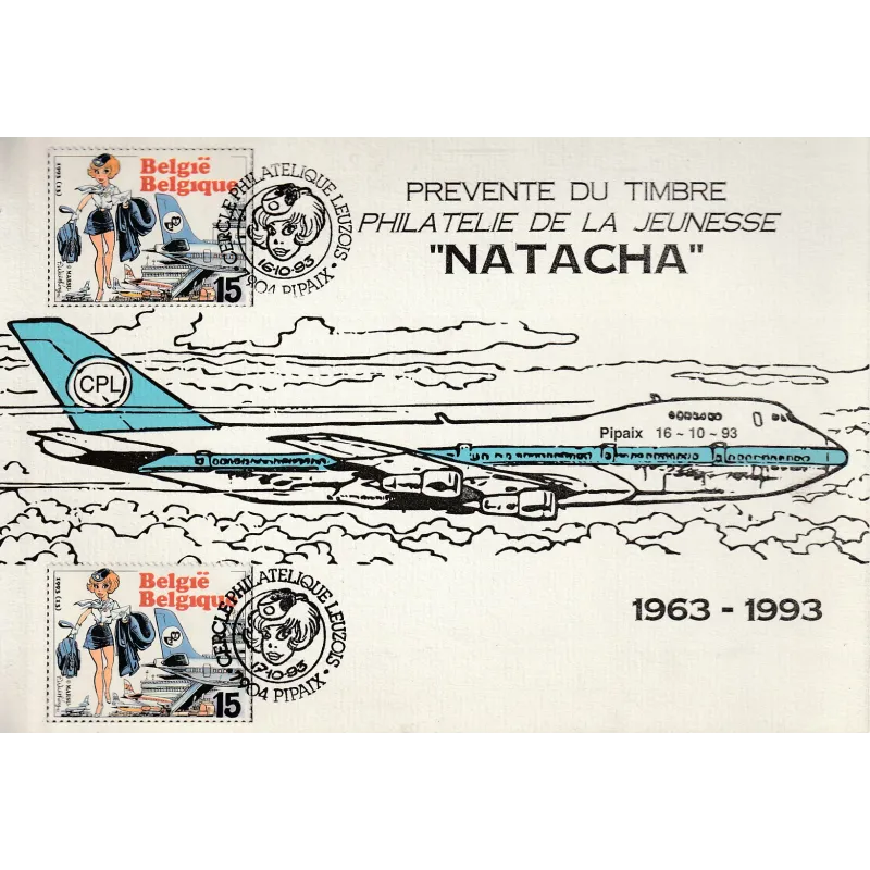 Natacha (HS) - Timbre 1e jour