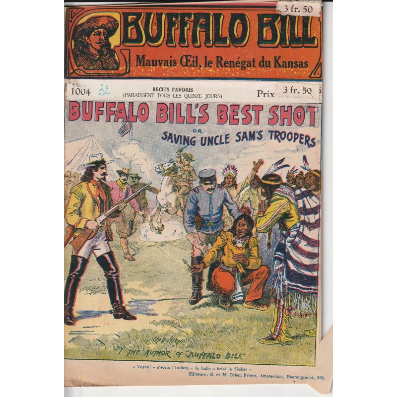 Buffalo Bill (1004) - Mauvais Oeil le renégat du Kansas