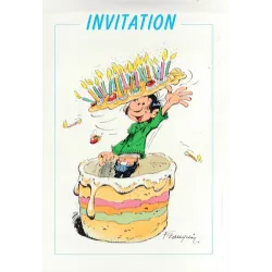 Gaston Lagaffe - Invitation