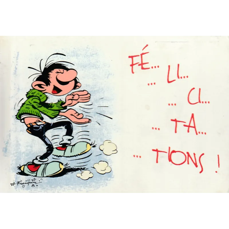 Gaston Lagaffe - Félicitations