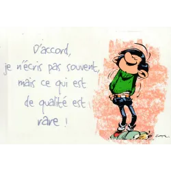 Gaston Lagaffe - D'accord je n'écris pas souvent