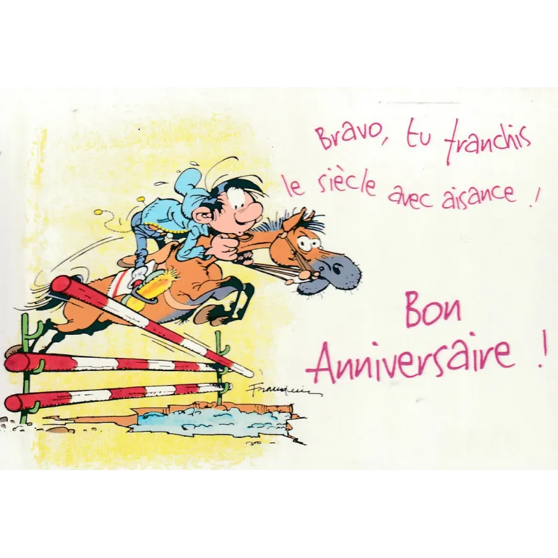 Gaston Lagaffe - Bravo tu franchis le siècle