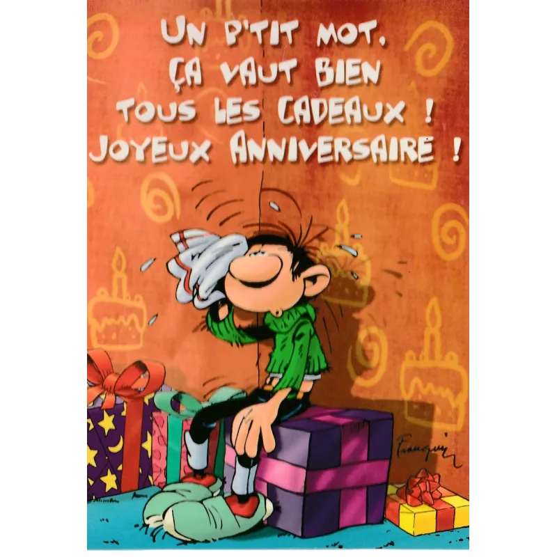 Gaston Lagaffe - Un petit mot