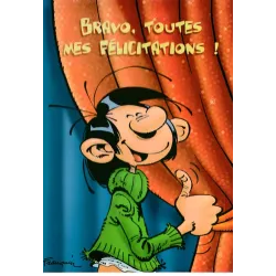 Gaston Lagaffe - Bravo toutes mes félicitations