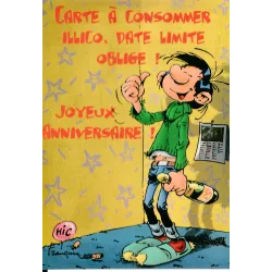 Gaston Lagaffe - Carte à consommer illico