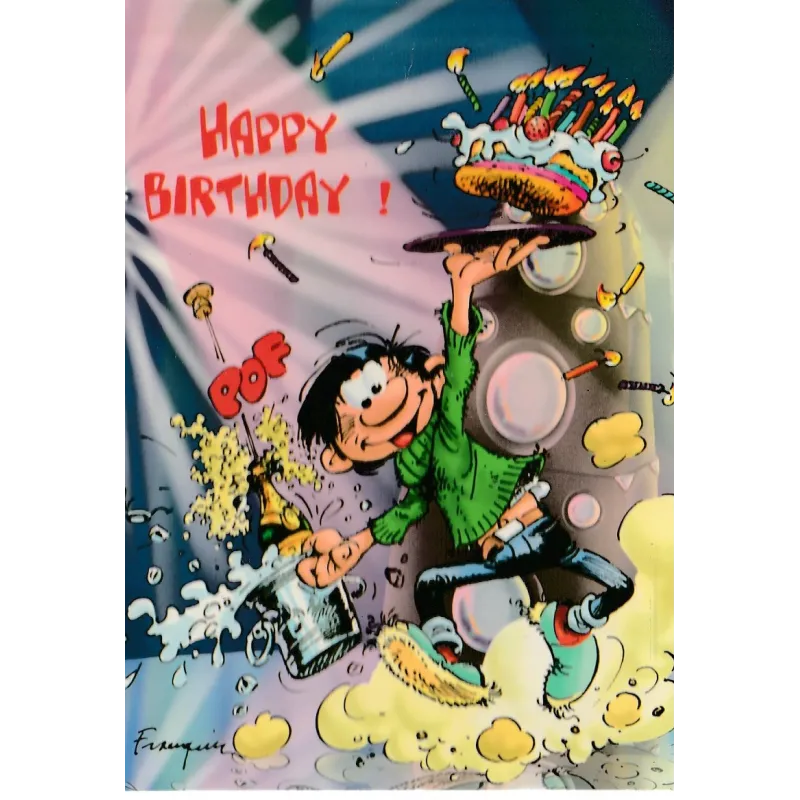Gaston Lagaffe - Happy birthday