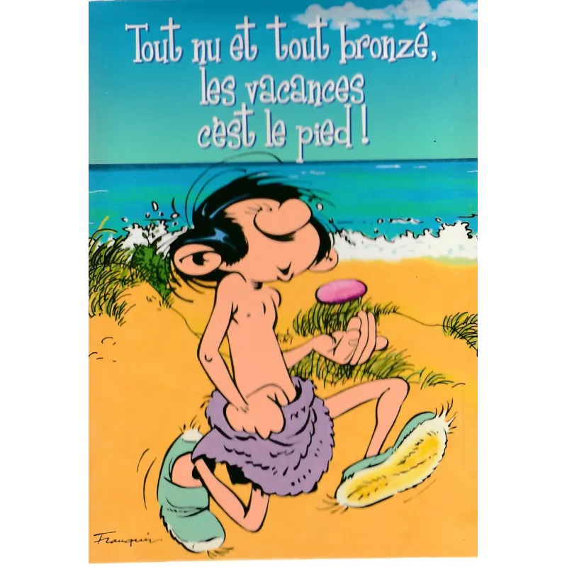 Gaston Lagaffe - Tout nu et tout bronzé
