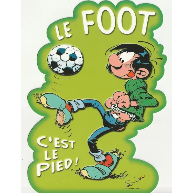 Gaston Lagaffe - Le foot c'est le pied