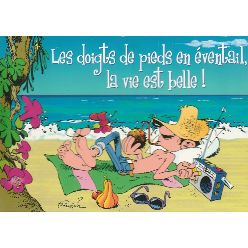 Gaston Lagaffe - Les doigts de pieds en éventail