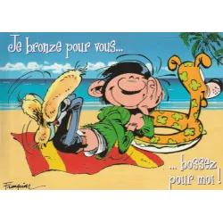 Gaston Lagaffe - Je bronze pour vous