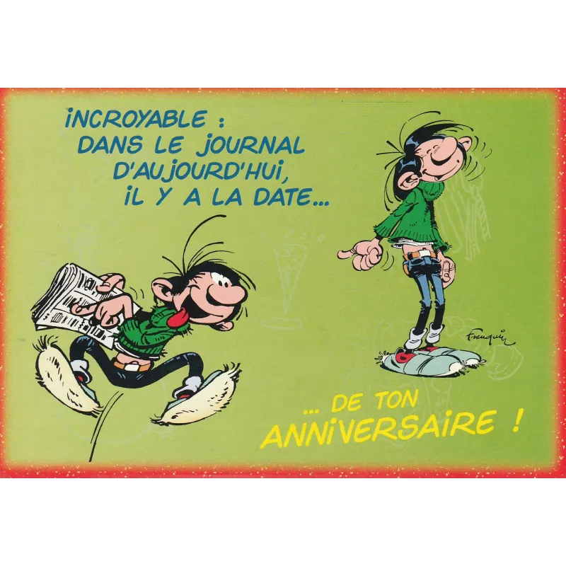 Gaston Lagaffe - Dans le journal d'aujourd'hui