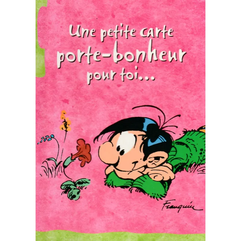 Gaston Lagaffe - Une carte porte-bonheur pour toi