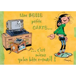 Gaston Lagaffe - Une belle petite carte