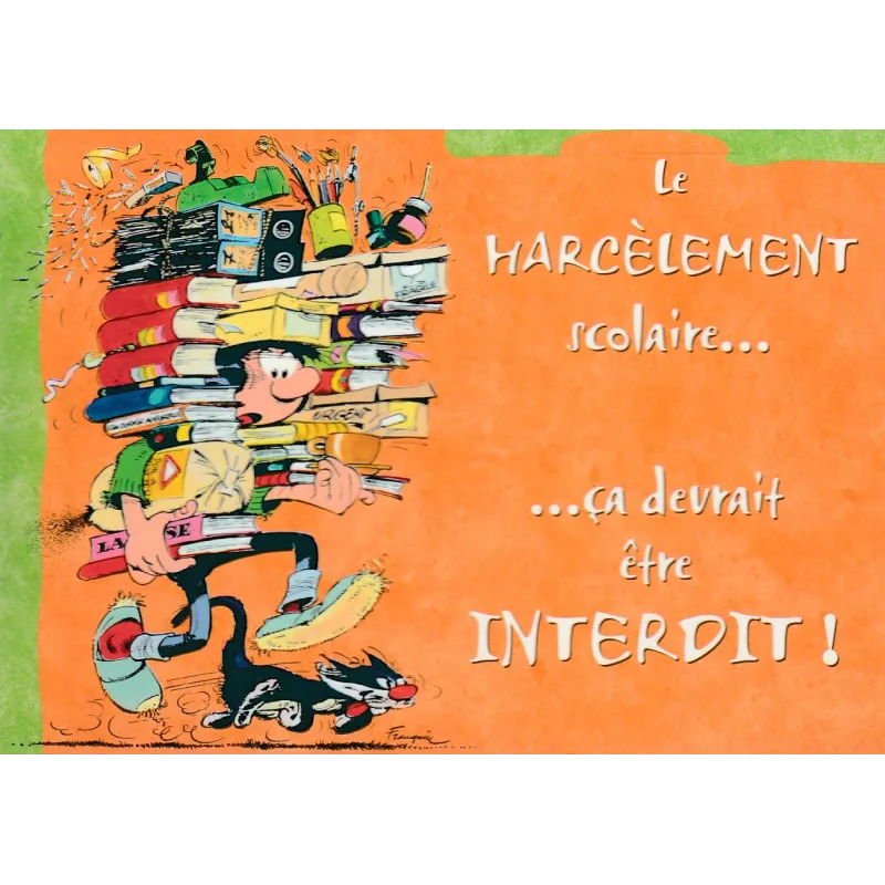 Gaston Lagaffe - Le harcèlement scolaire