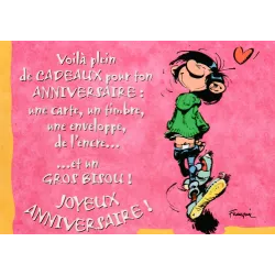 Gaston Lagaffe - Plein de cadeau pour ton anniversaire