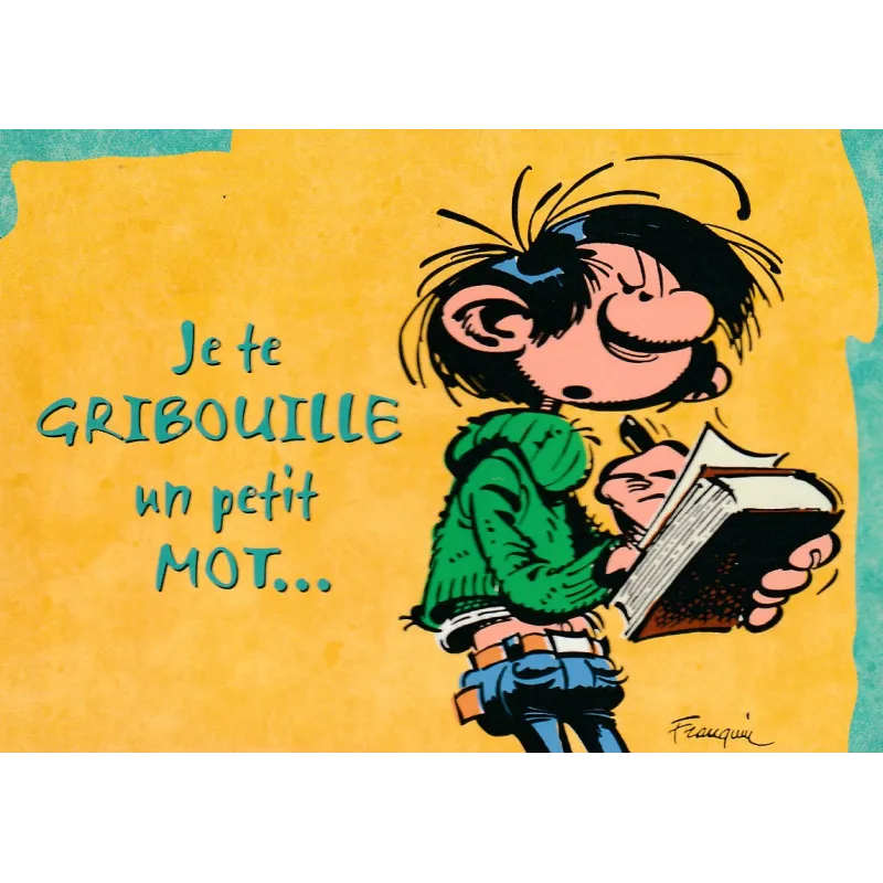 Gaston Lagaffe - Je te gribouille un petit mot