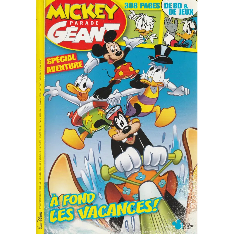 Mickey géant (353) - A fond les vacances