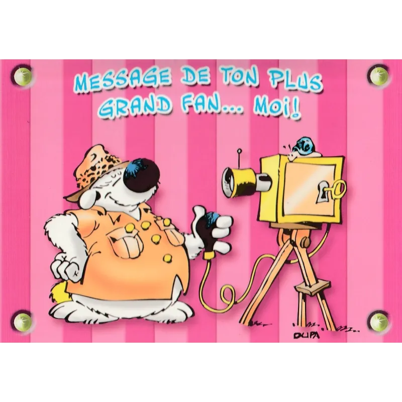 Cubitus - Message de ton plus grand fan ...
