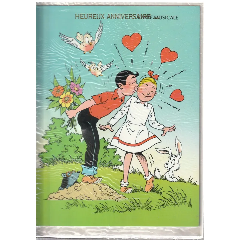 Bob et Bobette - Anniversaire carte musicale