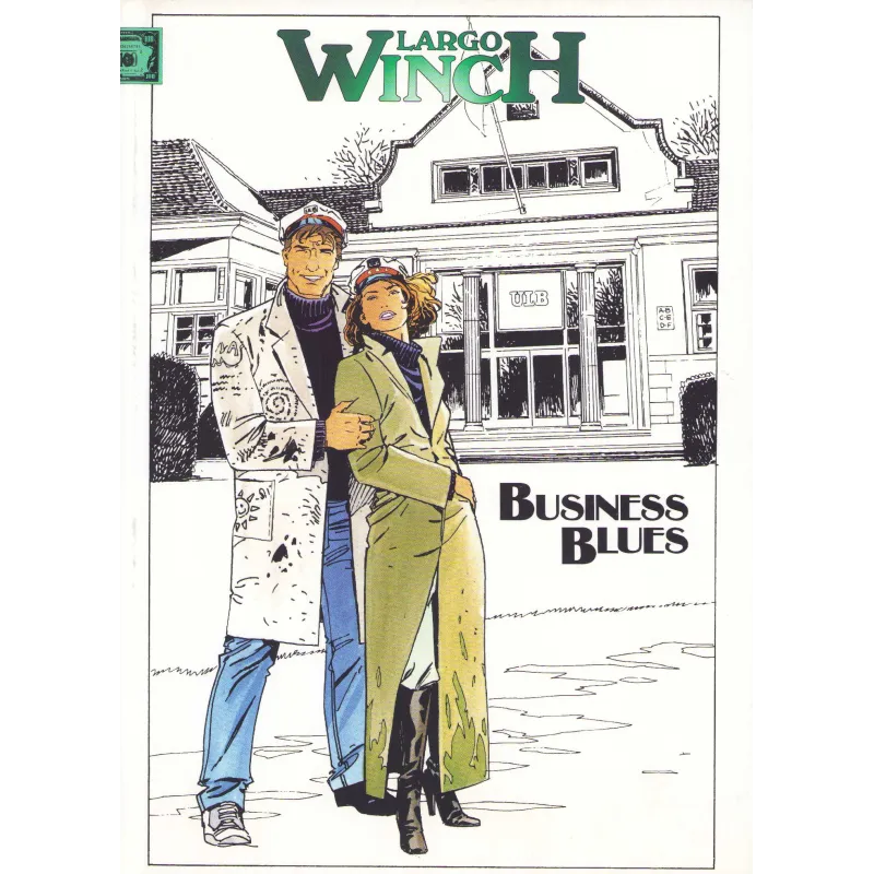 Largo Winch (4) - Business blues + dossier Solvay - U.L.B Largo Winch (4) - Business blues + dossier Solvay - U.L.B
