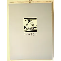 Calendrier - Tintin (1992)