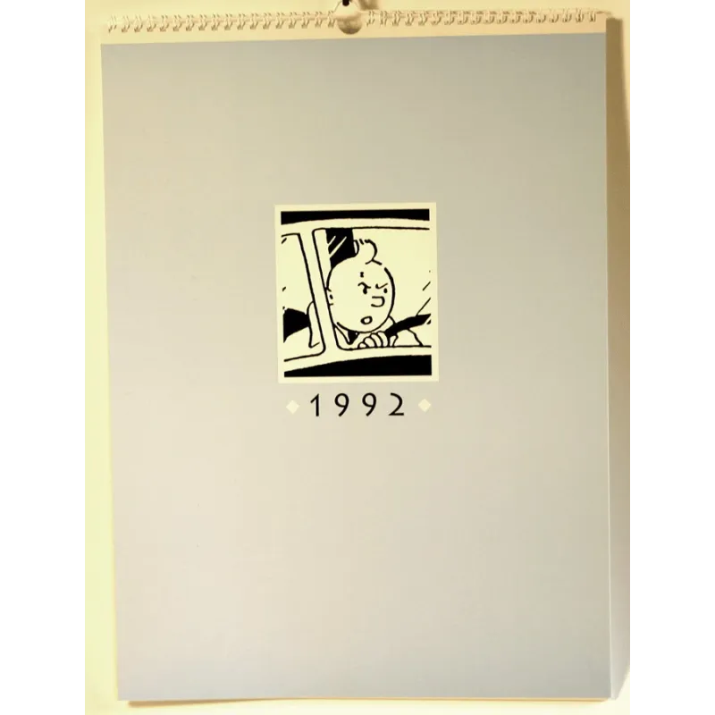 Calendrier - Tintin (1992)
