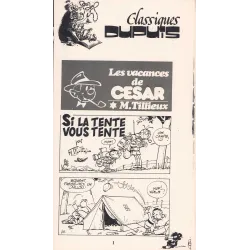 Les classiques Dupuis (1999) - César - Si la tente vous tente