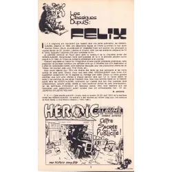 Les classiques Dupuis (1863) - Félix - Cette sacrée publicité