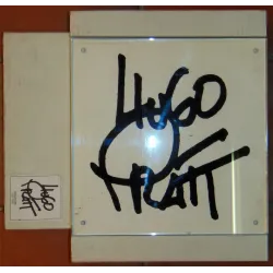 Hugo Pratt - Signature sur plaque transparente