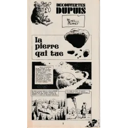 Découvertes Dupuis (1988) - La pierre qui tue (1)