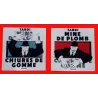 Mine de plomb - Chiures de gomme (1 & 2)