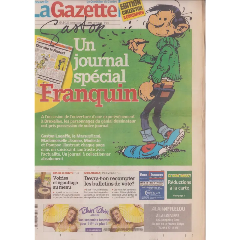 Gaston Lagaffe - Un journal spécial Franquin