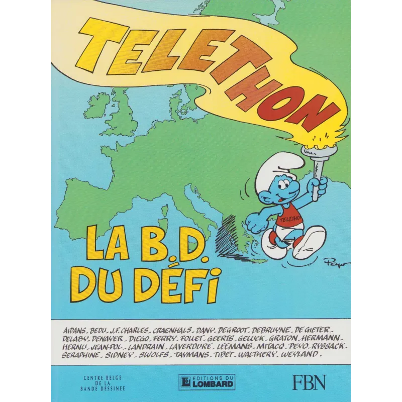 copy of Schtroumpfs Téléthon - L' affiche