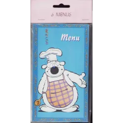 Cubitus (HS) - 6 cartes de menu